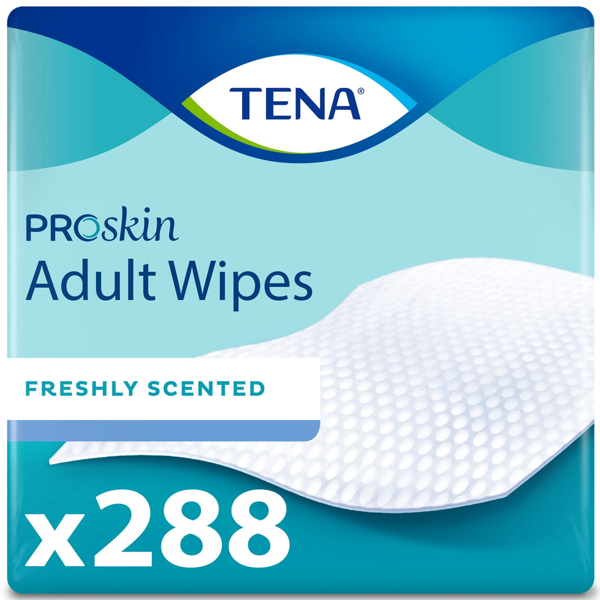 2 pack) TENA Proskin Adult Wipes for Incontinence, Unisex, 288 ct