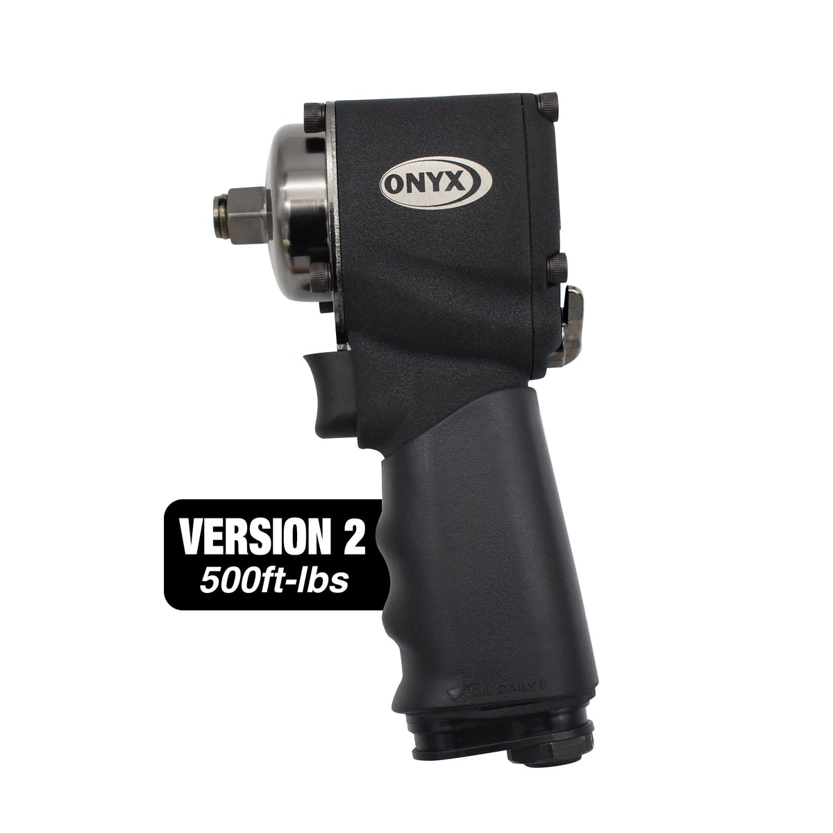 Astro Pneumatic Tool 1822 ONYX 1/2" Nano Impact Wrench v2-500ft/lb