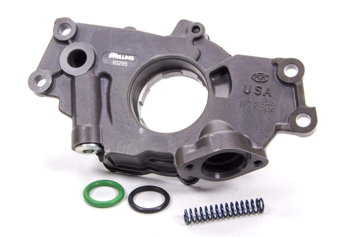 Melling Oil Pump, Wet Sump, Internal, Standard Volume, High Pressure, 7/8 in Inlet, GM LS-Series, Each