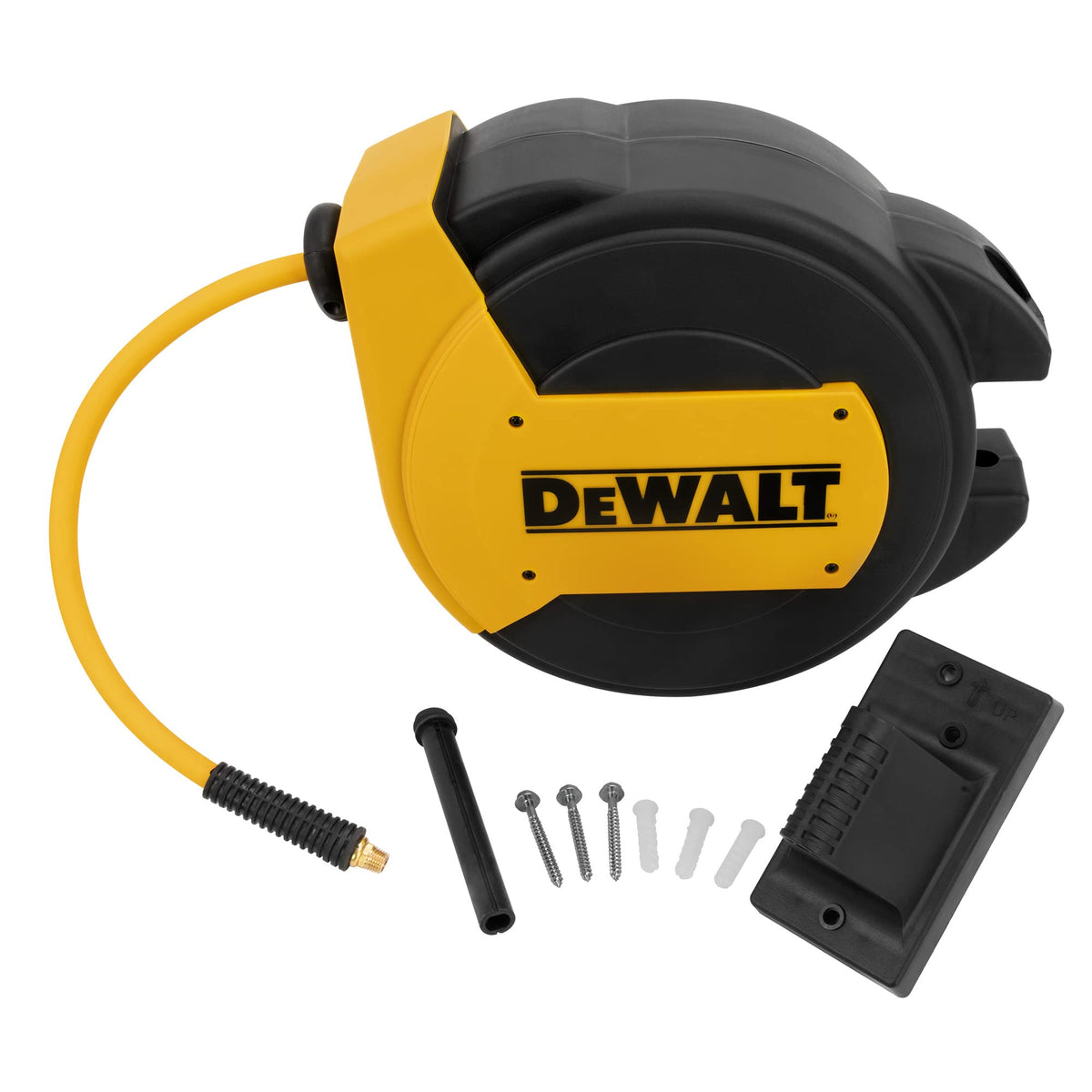 DEWALT 3/8 in. x 50 ft. Enclosed Retractable Air Hose Reel (DXCM024-0434)