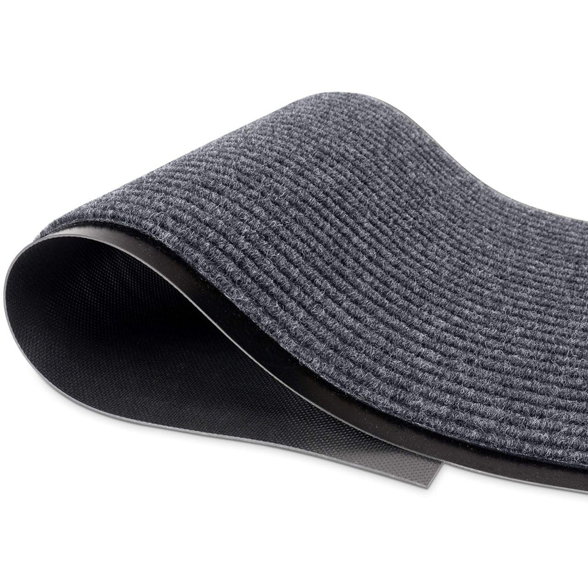Commercial Floor Mat, Heavy Duty Indoor Outdoor Doormat, 3x5 ft Grey
