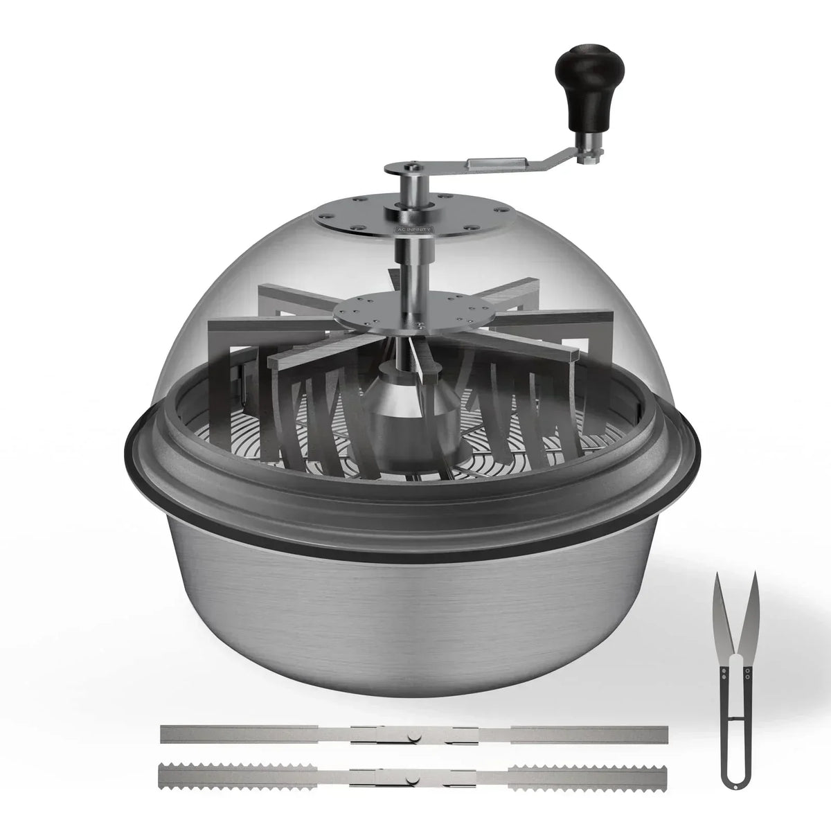 16in Bud Leaf Bowl Trimmer With Stainless Steel Blades