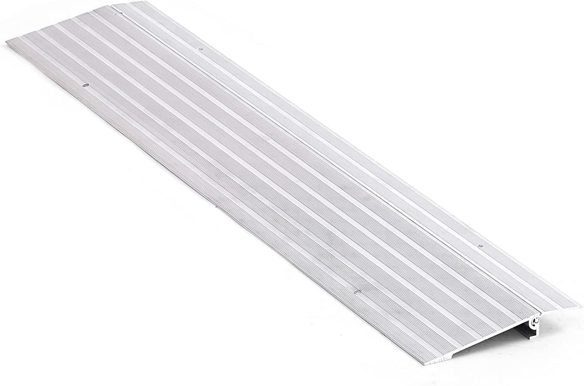 Door Threshold Ramp, DWALE 1" Rise Aluminum Entry Ramp, 800 lbs Capacity for Wheelchairs, Scooters & Walkers
