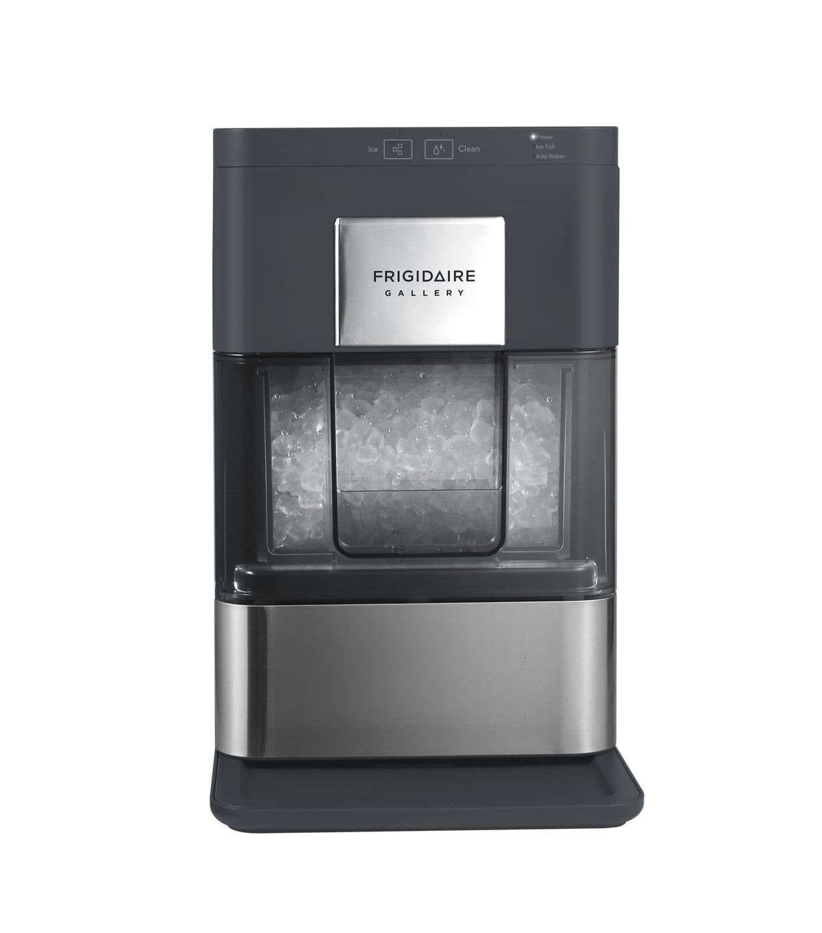 Frigidaire Gallery 44 lbs. Nugget Ice Maker, Self-Cleaning Countertop Soft Pellet Ice Machine with Controls, Black