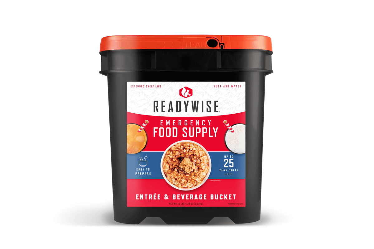 ReadyWise Emergency Food Supply, 120 Serving Entree and Beverage