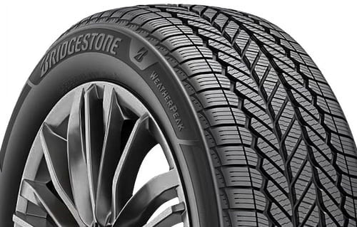 1 Bridgestone WeatherPeak 215/60R16 95V All Season 3PMSF Rated 70K Mi BR006016 / 215/60/16 / 2156016